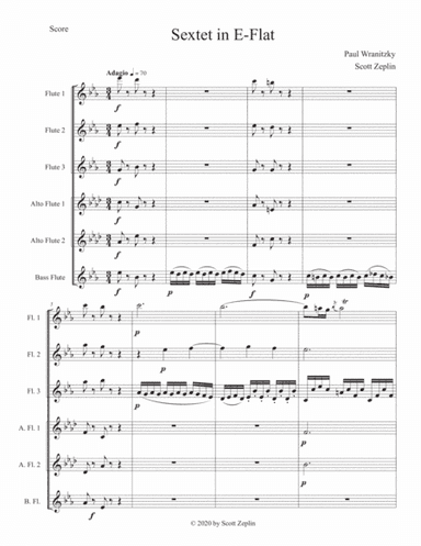 Sextet in E-Flat (arr. Scott Zeplin)