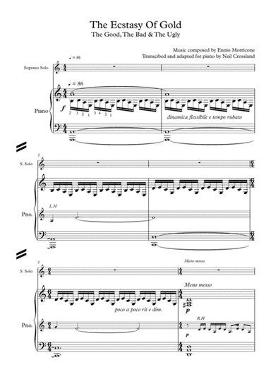 The Ecstasy Of Gold (arr. Neil Crossland)