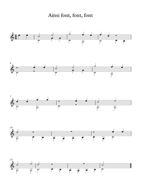 Ainsi font, font, font - French Traditional (arr. Milan Mitic)
