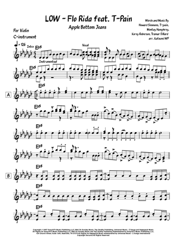 Low (arr. Katsumi WF)