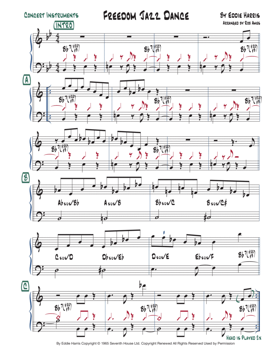 Freedom Jazz Dance (arr. Rob Ames)