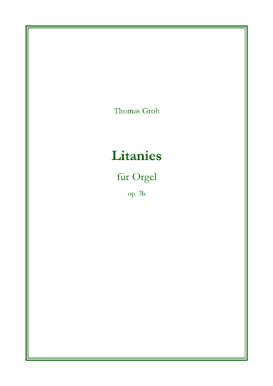 Litanies (for organ solo)