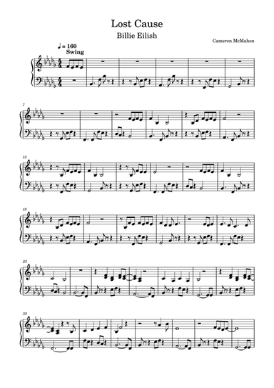 Lost Cause (arr. Cameron McMahon)