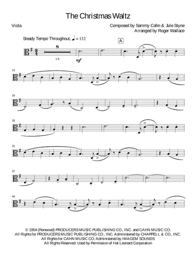 The Christmas Waltz (arr. Roger Wallace)