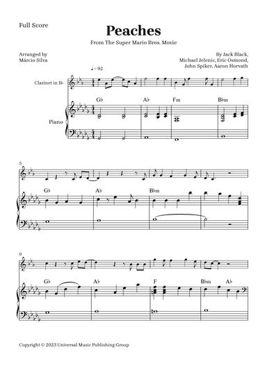 Peaches (arr. Márcio Silva)