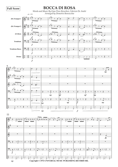 Bocca Di Rosa (arr. Demetrio Bonvecchio)