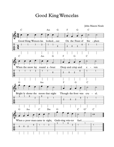 Good King Wenceslas (arr. Patrick Hume)