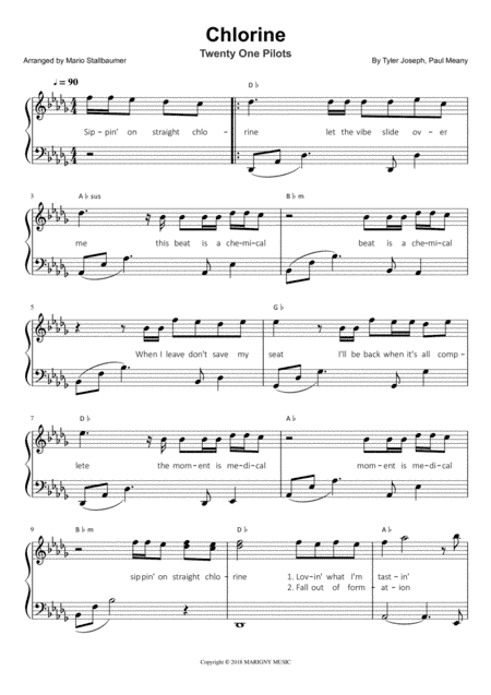 Chlorine (arr. Mario Stallbaumer)