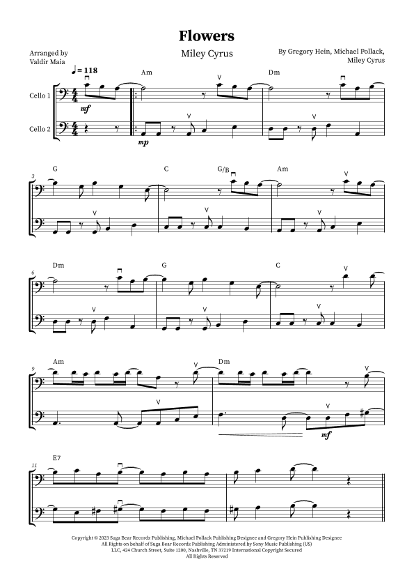 Flowers (arr. Valdir Maia)