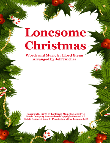 Lonesome Christmas (arr. Jeff Tincher)