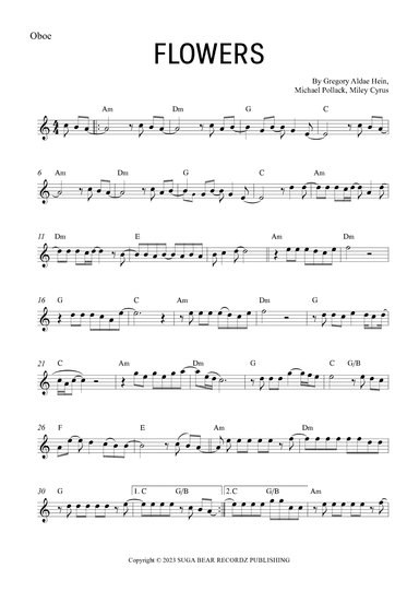 Flowers (arr. Gabriel Oliveira)