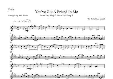 You've Got A Friend In Me (arr. Alex Souza)