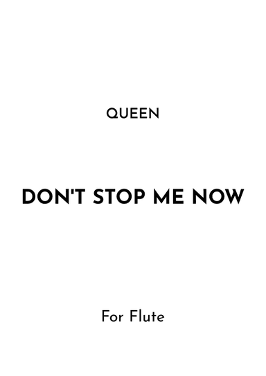Don't Stop Me Now (arr. Jireh J.)