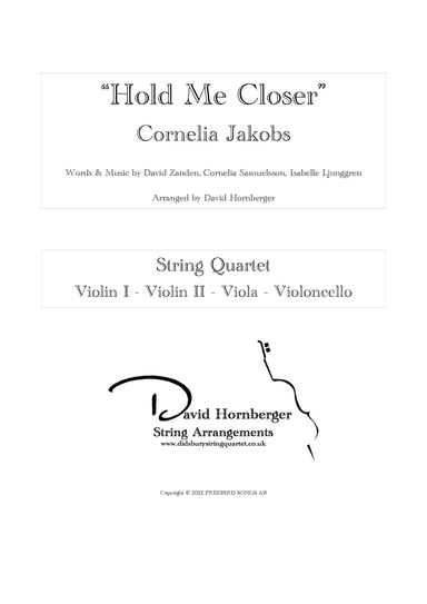 Hold Me Closer (arr. David Hornberger)