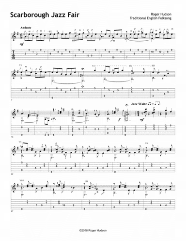 Scarborough Jazz Fair (arr. Roger Hudson)
