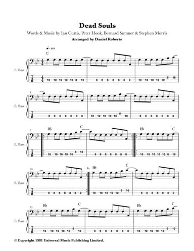 Dead Souls (arr. Daniel Roberts)