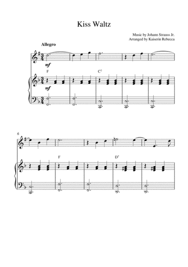 Kiss Waltz (arr. Kaiserin Rebecca)