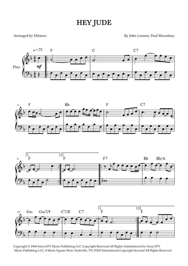 Hey Jude (arr. Milanov)