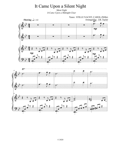 It Came Upon a Silent Night (arr. J.B. Taylor)