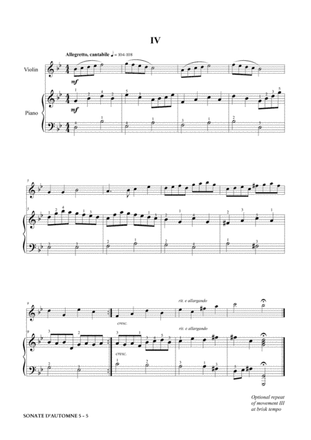 Sonate d'automne 4eme Mouvement