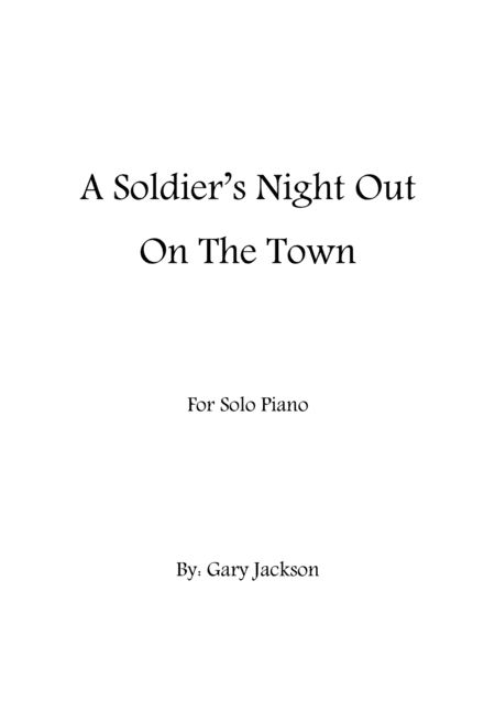 A Soldier's Night Out On The Town