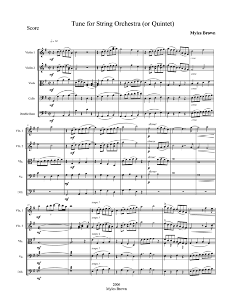 Song for Strings