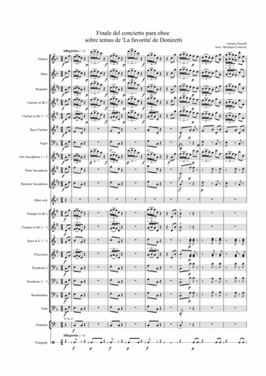La favorita - A. Pasculli - Finale oboe concerto sobre temas de La Favorita de Donizetti (banda) win (arr. M. Contreras)