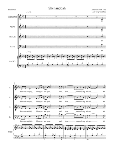 Shenandoah (arr. Greg Gunther)