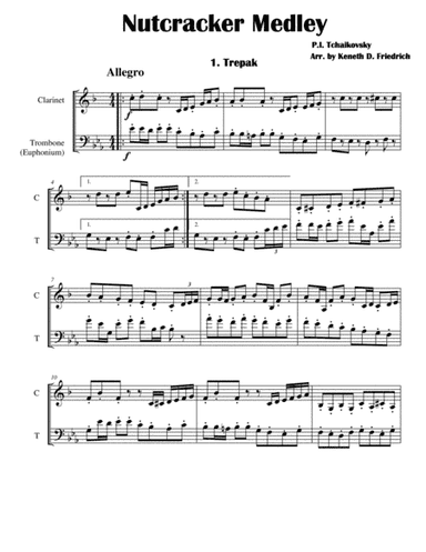 Nutcracker Medley (arr. Kenneth D. Friedrich)