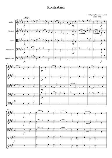 Kontratanz (arr. A.G.)