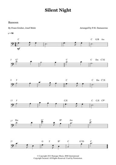 Silent Night (arr. P.H. Damasceno)