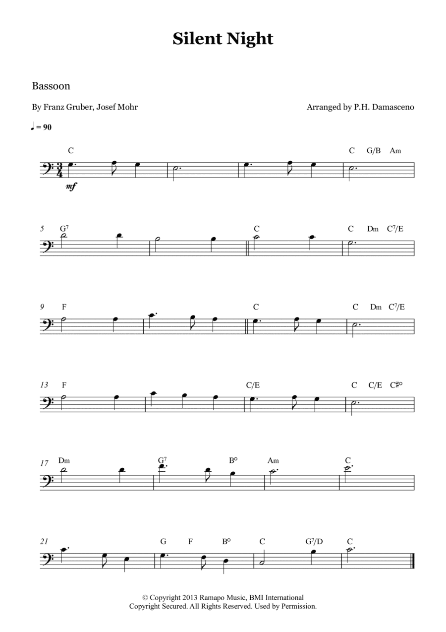 Silent Night (arr. P.H. Damasceno)