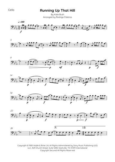 Running Up That Hill (arr. Rodrigo Faleiros)