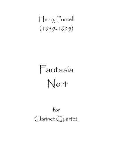 Fantasia No.4 (arr. Spence Bundy)