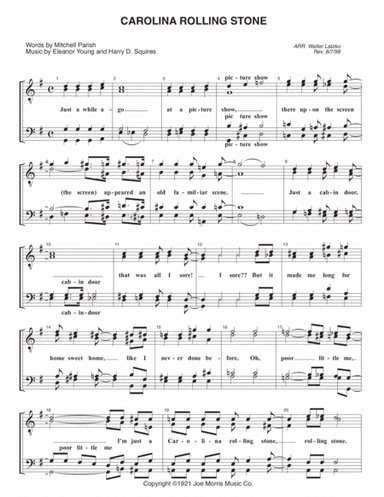 Carolina Rolling Stone (arr. Walter Latzko)