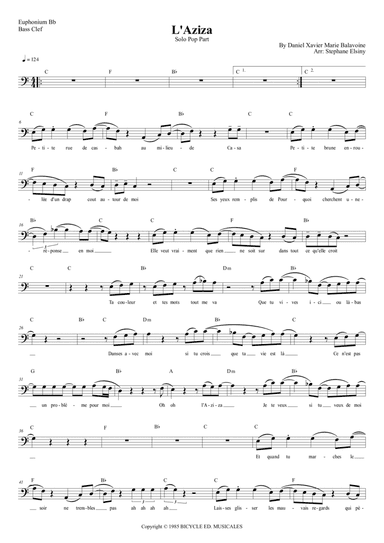L' Aziza (arr. Stephane ELSINY)
