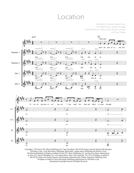 Location (arr. Bsharpe Music)