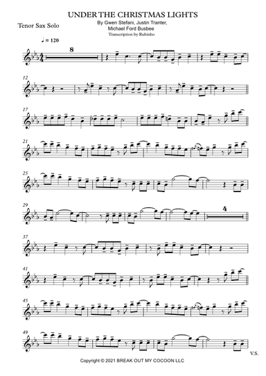 Under The Christmas Lights (arr. Rubinho)