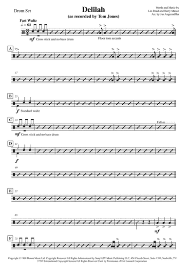 Delilah (arr. Jan Angermüller)