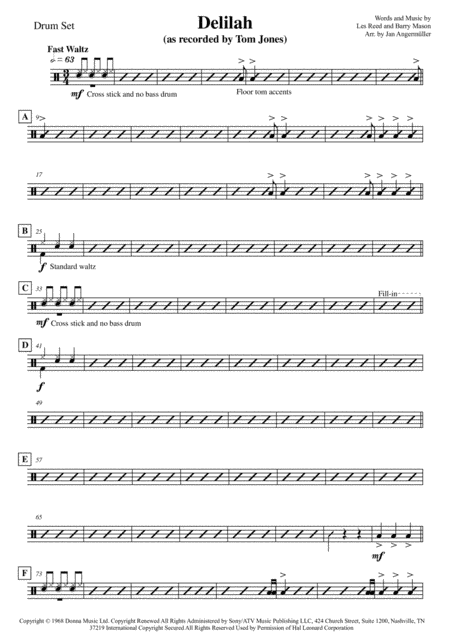 Delilah (arr. Jan Angermüller)