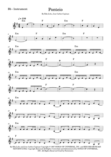 Ponteio (arr. Fabio Eduardo de Oliveira)