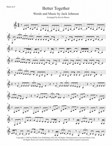 Better Together (arr. Kevin Busse)