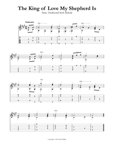 The King of Love My Shepherd Is (arr. Mark Phillips)