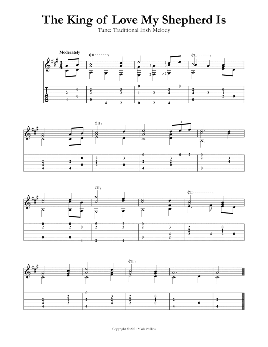 The King of Love My Shepherd Is (arr. Mark Phillips)