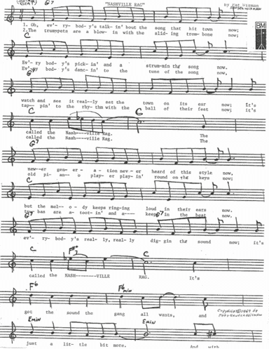 NASHVILLE RAG