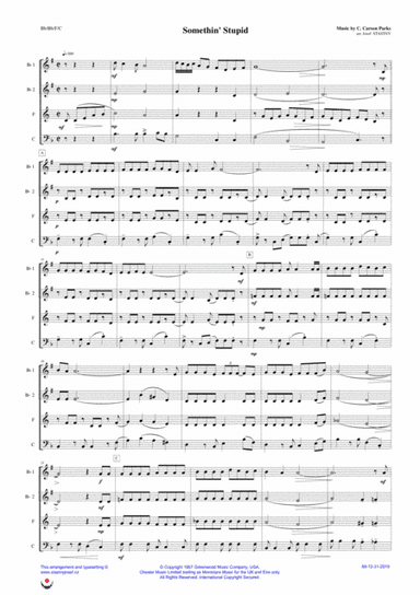 Somethin' Stupid (arr. Josef STASTNY)