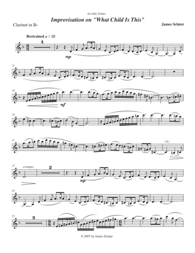 Improvisation on "What Child is This?"