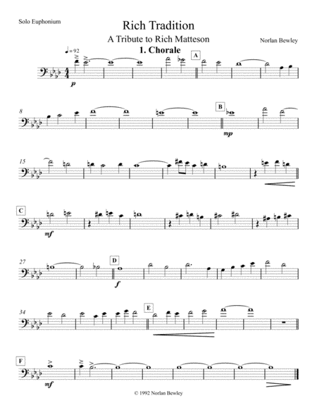 Rich Tradition - A Tribte to Rich Matteson - Tuba/Euphonium Ensemble