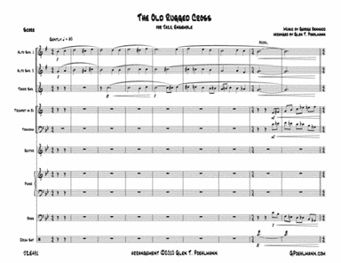 THE OLD RUGGED CROSS (On a Hill Far Away) - Jazz Ensemble (AAT Saxes, Trumpet, Trombone & Rhythm) (arr. Glen Poehlmann)