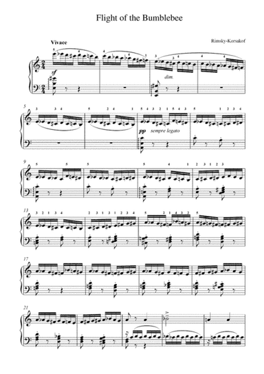 The Flight of the Bumblebee (Piano) (arr. MPS)